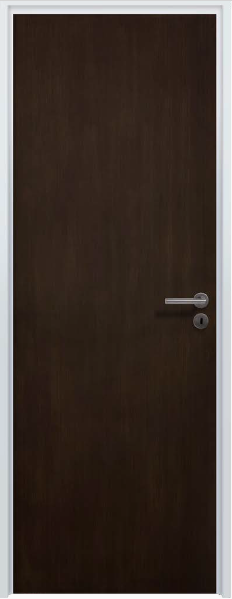 Puerta placa enchapada en wengué