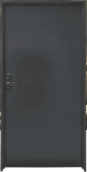 Puerta de seguridad Modelo 50, línea pesada con cerradura inteligente Jaque