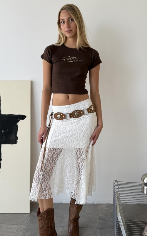 POLLERA ENCAJE IRREGULAR - Art.505